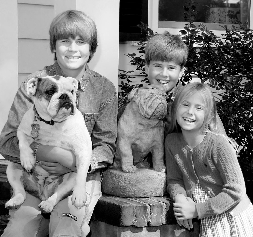 backyard birthday party in Millburn NJ with dogs